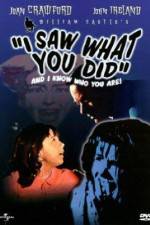 Watch I Saw What You Did Solarmovie