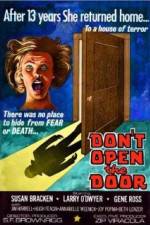 Watch Dont Open the Door Solarmovie