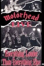 Watch Motorhead: Everything Louder Than Everything Else Solarmovie