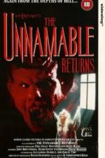 Watch The Unnamable II: The Statement of Randolph Carter Solarmovie