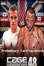 Watch Cage Warriors 48 Preliminary Card Facebook Solarmovie
